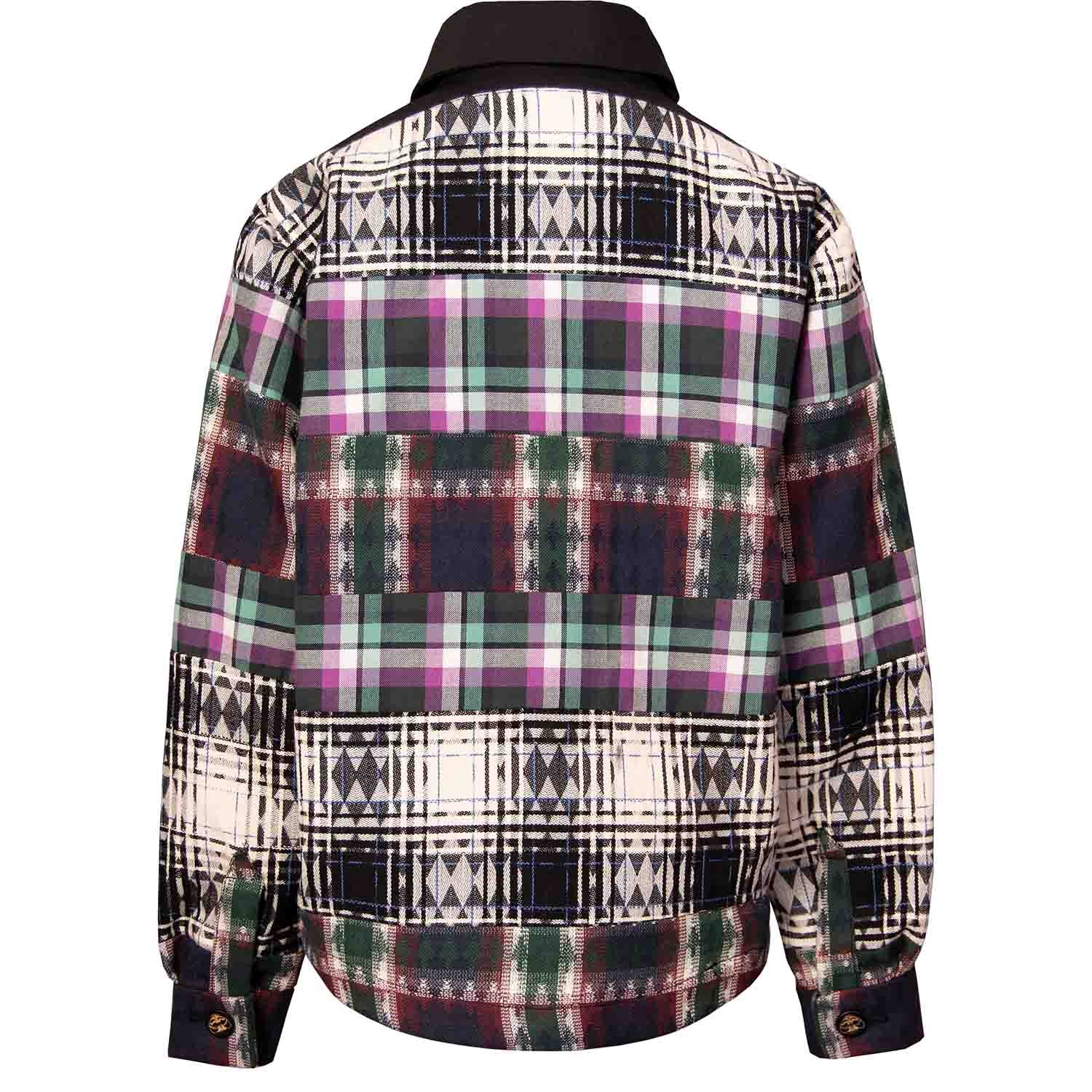 Mixed Tartan Plaid Shirt